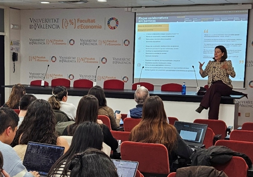 Sesio impartida per a Eva Arganaduña